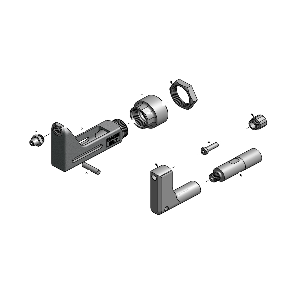 מבט מפורק מספר 2 על רכיבי ראש הסמרור Gage Bilt 3NP-751A-43OS - Exploded component view 2 of Gage Bilt 3NP-751A-43OS nose assembly