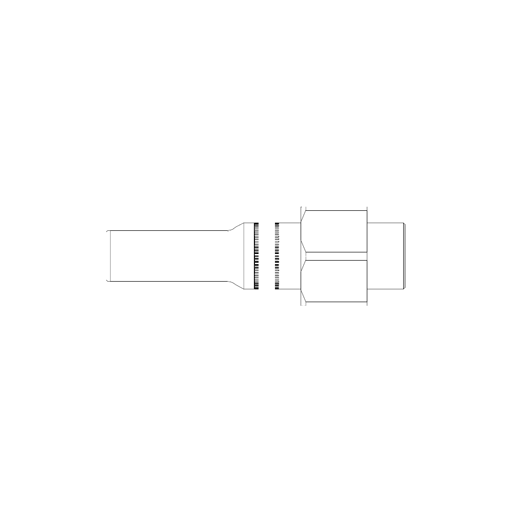 תצוגת מוצר נקייה של ראש סמרור Gage Bilt SB-752B-20F על רקע לבן - Clean product view of Gage Bilt SB-752B-20F nose assembly on a white background