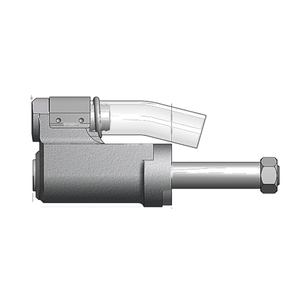 תצוגת מוצר נקייה של ראש סמרור Gage Bilt LGP12-205-31OBC על רקע לבן - Clean product view of Gage Bilt LGP12-205-31OBC nose assembly on a white background