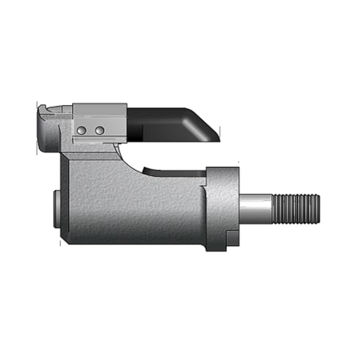 תצוגת מוצר נקייה של ראש סמרור Gage Bilt LGP05-206G-30OC על רקע לבן - Clean product view of Gage Bilt LGP05-206G-30OC nose assembly on a white background