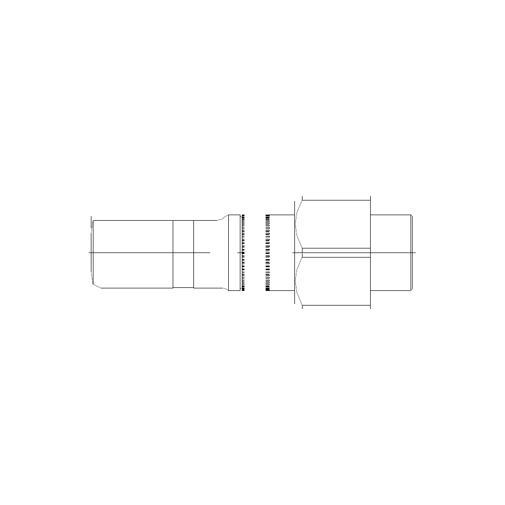 תצוגת מוצר נקייה של ראש סמרור Gage Bilt NAS-731-20 על רקע לבן - Clean product view of Gage Bilt NAS-731-20 nose assembly on a white background