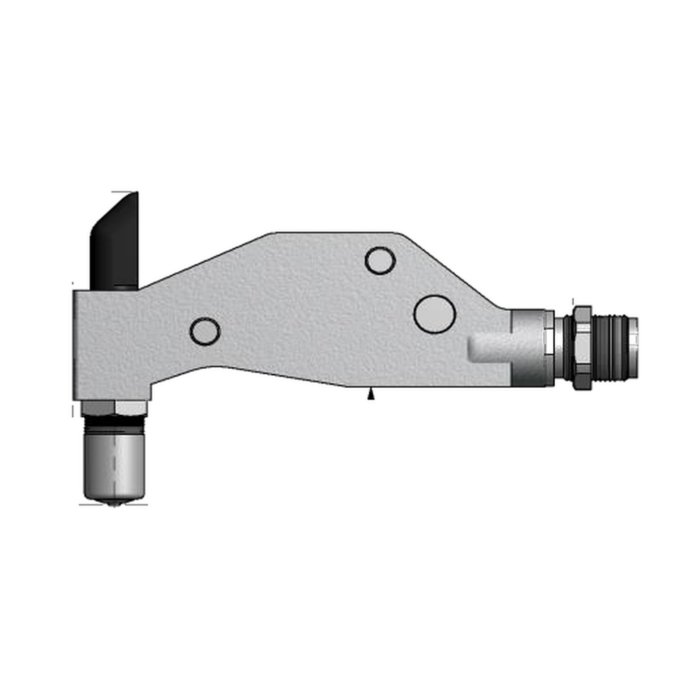 תצוגת מוצר נקייה של ראש סמרור Gage Bilt SMLS04-704-54RA על רקע לבן - Clean product view of Gage Bilt SMLS04-704-54RA nose assembly on a white background