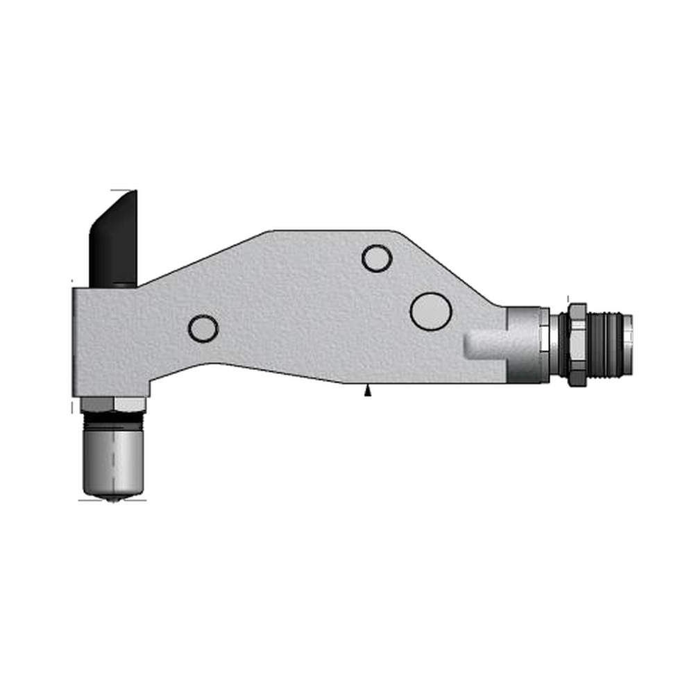 תצוגת מוצר נקייה של ראש סמרור Gage Bilt SMLS04-704-54RA על רקע לבן - Clean product view of Gage Bilt SMLS04-704-54RA nose assembly on a white background