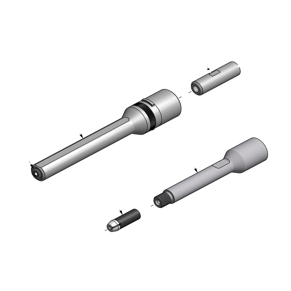 מבט מפורק מספר 2 על רכיבי ראש הסמרור Gage Bilt 6A-745B-48 - Exploded component view 2 of Gage Bilt 6A-745B-48 nose assembly