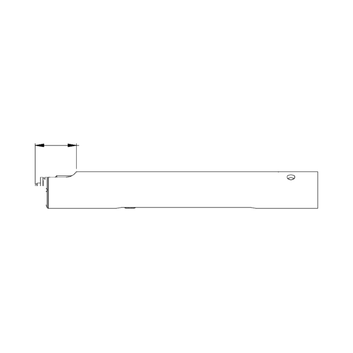 תצוגת מוצר נקייה של ראש סמרור Gage Bilt 45C-740B-52 על רקע לבן - Clean product view of Gage Bilt 45C-740B-52 nose assembly on a white background