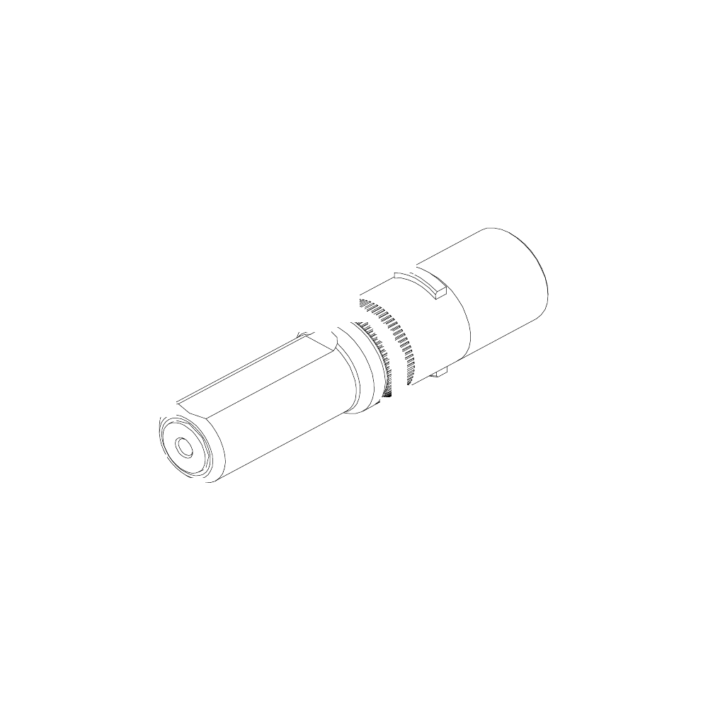 תצוגת מוצר נקייה של ראש סמרור Gage Bilt UBB-752C-20F על רקע לבן - Clean product view of Gage Bilt UBB-752C-20F nose assembly on a white background