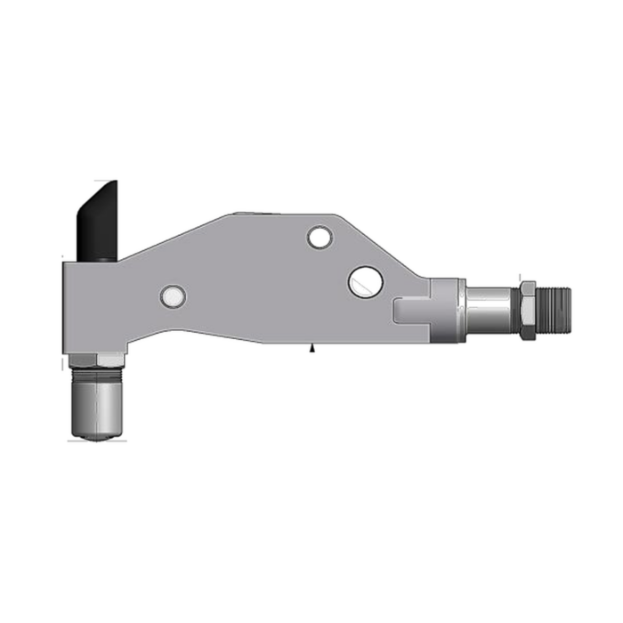 תצוגת מוצר נקייה של ראש סמרור Gage Bilt 3A-715A-54RA על רקע לבן - Clean product view of Gage Bilt 3A-715A-54RA nose assembly on a white background