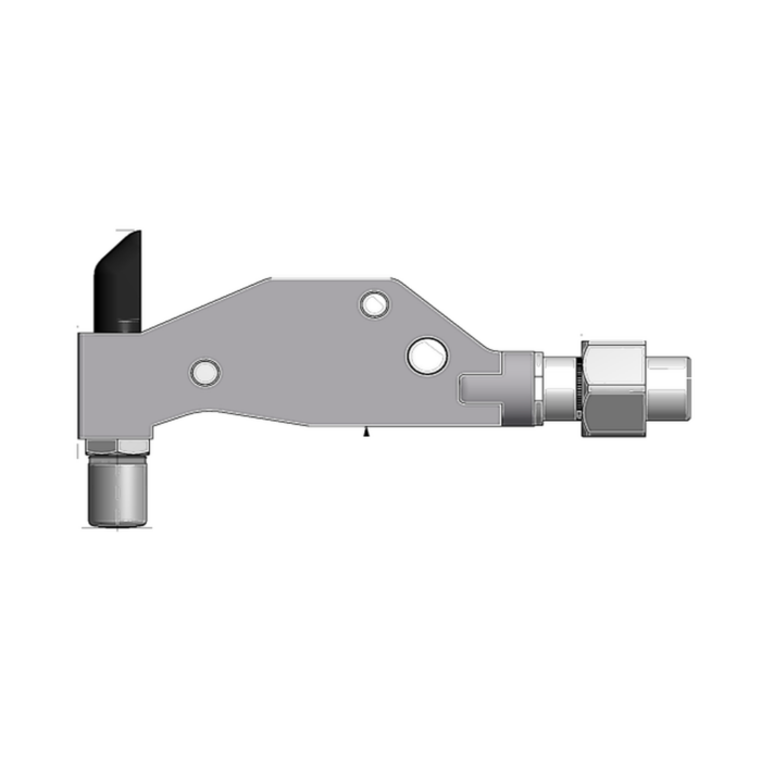 תצוגת מוצר נקייה של ראש סמרור Gage Bilt UBR04-751C-54RA על רקע לבן - Clean product view of Gage Bilt UBR04-751C-54RA nose assembly on a white background