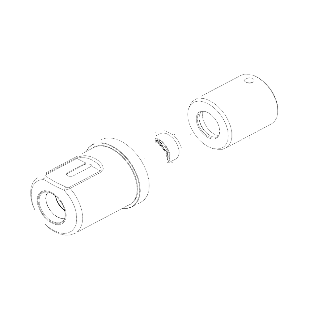 תצוגת מוצר נקייה של ראש סמרור Gage Bilt 28-506-28 על רקע לבן - Clean product view of Gage Bilt 28-506-28 nose assembly on a white background