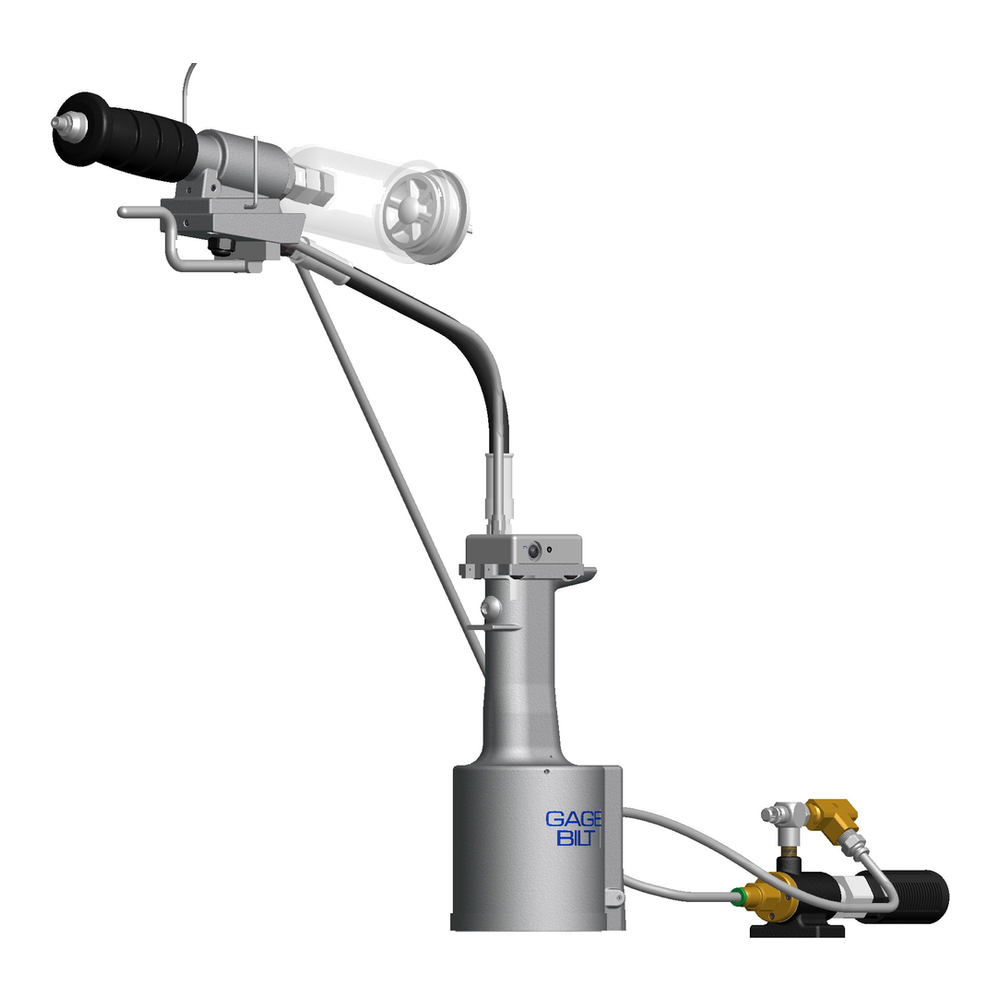 כלי סמרור למערכת מפוצלת Gage Bilt GB703SRV במבט מוצר על רקע לבן - Gage Bilt GB703SRV split-system rivet tool product view on a white background