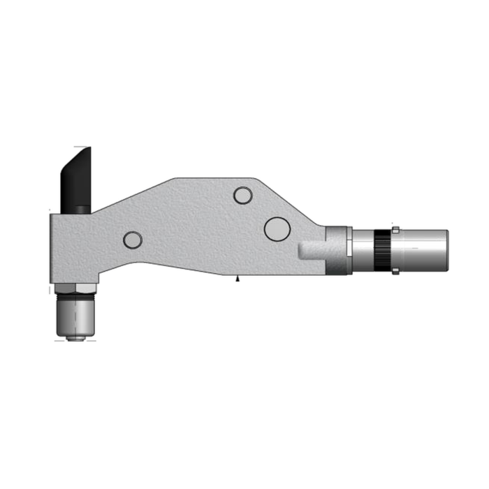 תצוגת מוצר נקייה של ראש סמרור Gage Bilt 456MAX-83-54RA על רקע לבן - Clean product view of Gage Bilt 456MAX-83-54RA nose assembly on a white background