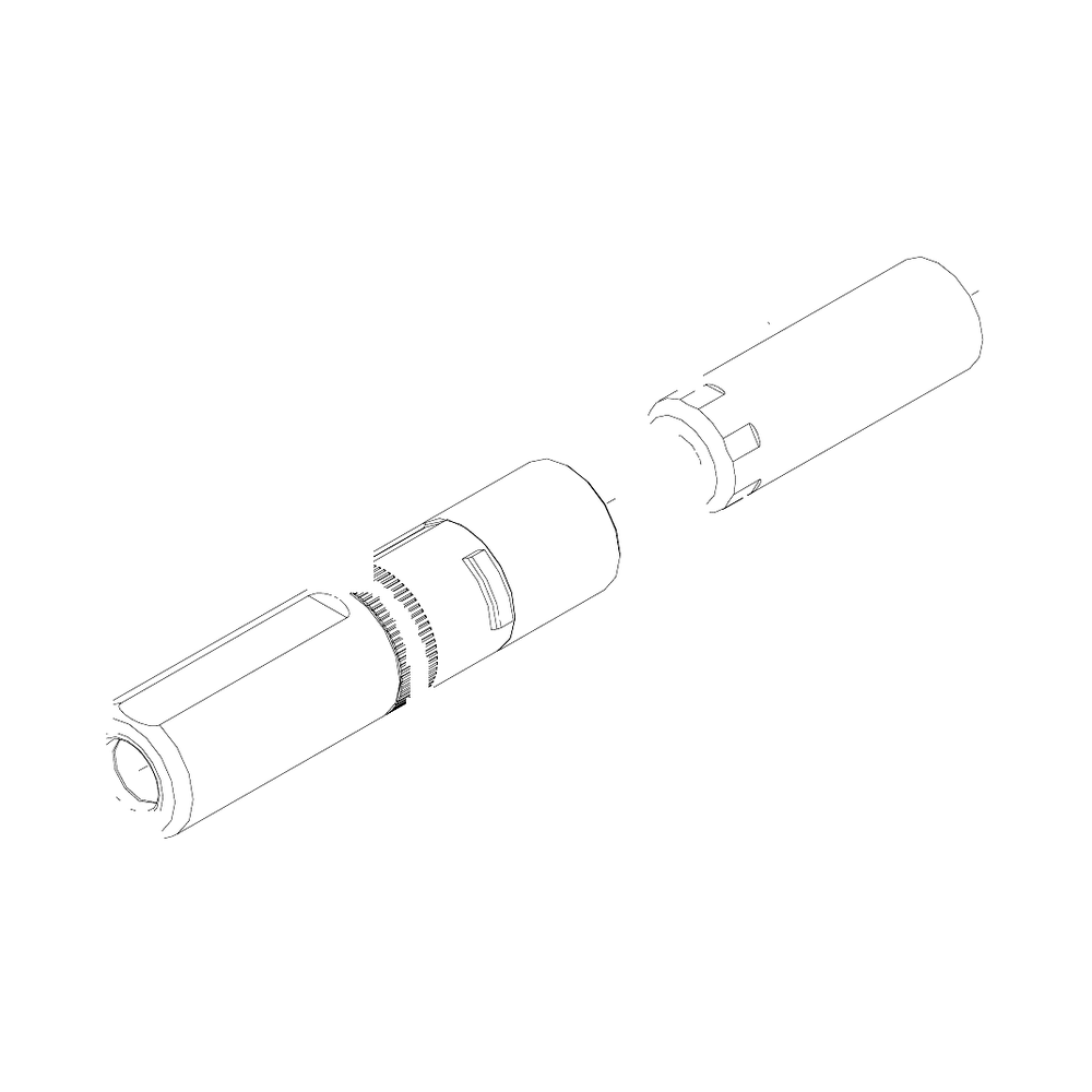 תצוגת מוצר נקייה של ראש סמרור Gage Bilt LB-713-20 על רקע לבן - Clean product view of Gage Bilt LB-713-20 nose assembly on a white background