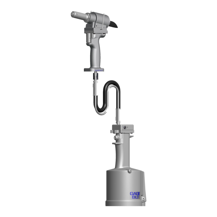 כלי סמרור למערכת מפוצלת Gage Bilt GB743SH במבט מוצר על רקע לבן - Gage Bilt GB743SH split-system rivet tool product view on a white background