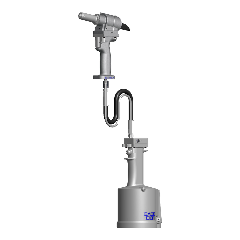 כלי סמרור למערכת מפוצלת Gage Bilt GB743SH במבט מוצר על רקע לבן - Gage Bilt GB743SH split-system rivet tool product view on a white background