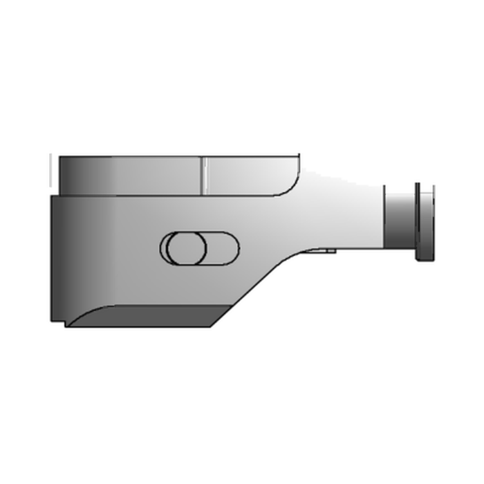 תצוגת מוצר נקייה של ראש סמרור Gage Bilt KS08-574-22 על רקע לבן - Clean product view of Gage Bilt KS08-574-22 nose assembly on a white background