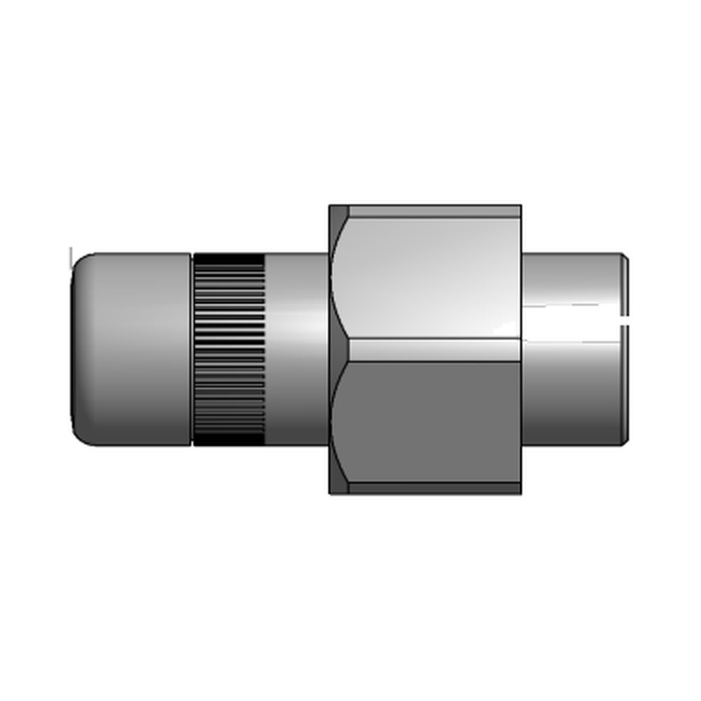 תצוגת מוצר נקייה של ראש סמרור Gage Bilt NAS08-2480-10 על רקע לבן - Clean product view of Gage Bilt NAS08-2480-10 nose assembly on a white background