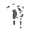 מבט מפורק מספר 2 על רכיבי ראש הסמרור Gage Bilt 456MAX-715B-54RA - Exploded component view 2 of Gage Bilt 456MAX-715B-54RA nose assembly