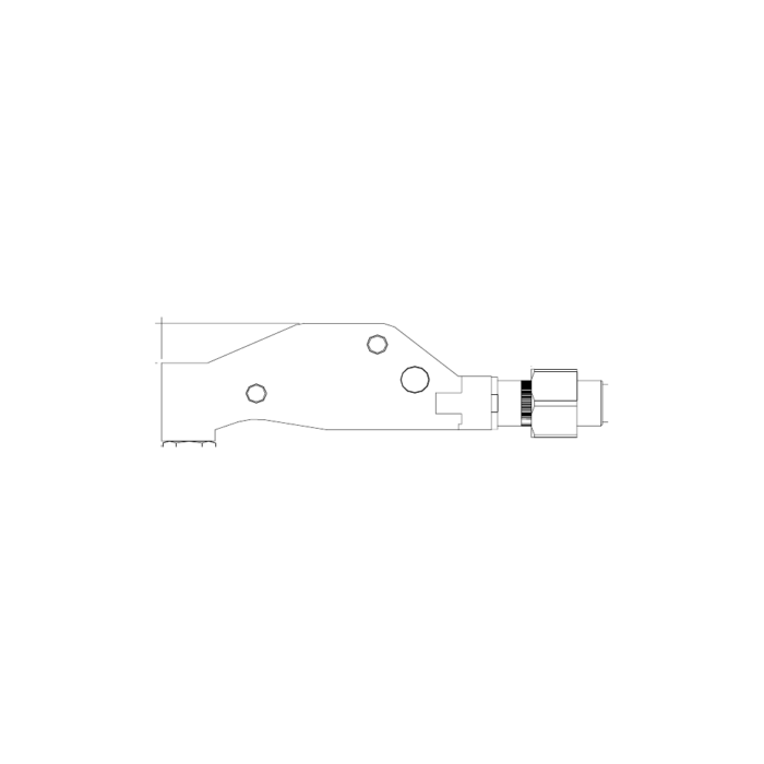 תצוגת מוצר נקייה של ראש סמרור Gage Bilt 456MAX-352A-54RA על רקע לבן - Clean product view of Gage Bilt 456MAX-352A-54RA nose assembly on a white background
