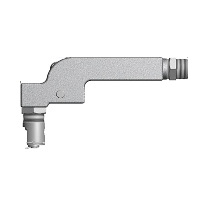 תצוגת מוצר נקייה של ראש סמרור Gage Bilt 3C-715B-44RA על רקע לבן - Clean product view of Gage Bilt 3C-715B-44RA nose assembly on a white background