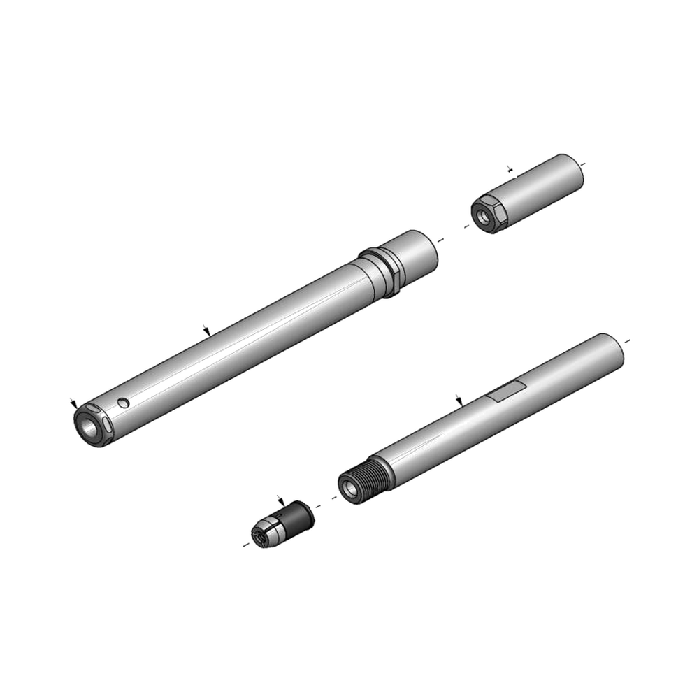 מבט מפורק מספר 2 על רכיבי ראש הסמרור Gage Bilt MG06-722-60 - Exploded component view 2 of Gage Bilt MG06-722-60 nose assembly