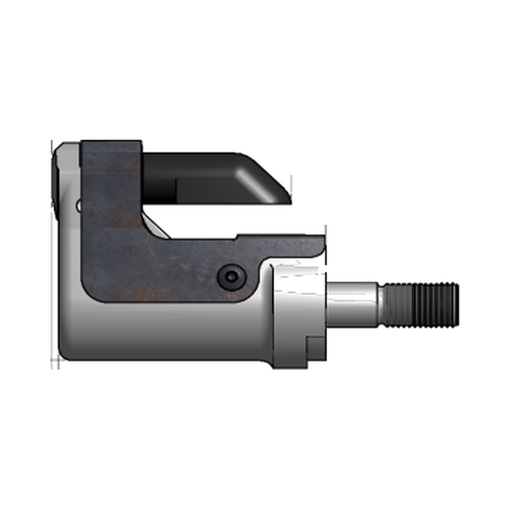 תצוגת מוצר נקייה של ראש סמרור Gage Bilt MLGP4-25OS על רקע לבן - Clean product view of Gage Bilt MLGP4-25OS nose assembly on a white background