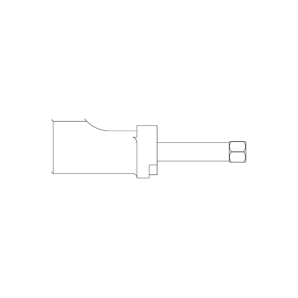 תצוגת מוצר נקייה של ראש סמרור Gage Bilt GS-204C-32OS על רקע לבן - Clean product view of Gage Bilt GS-204C-32OS nose assembly on a white background