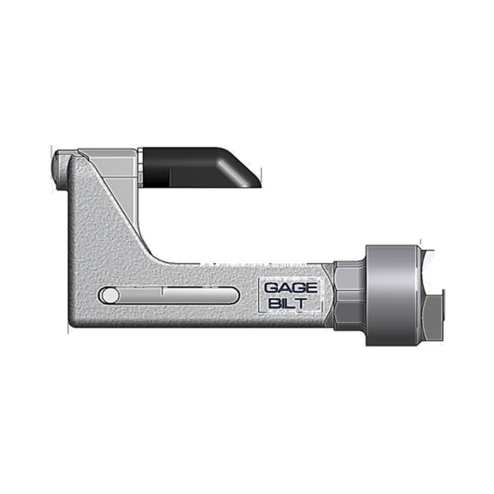 תצוגת מוצר נקייה של ראש סמרור Gage Bilt 3A-752A-43OS על רקע לבן - Clean product view of Gage Bilt 3A-752A-43OS nose assembly on a white background