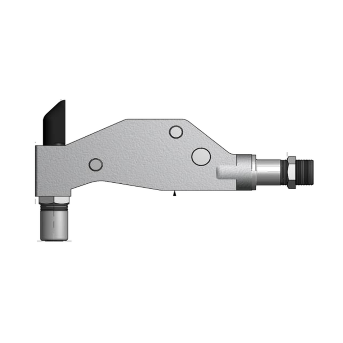 תצוגת מוצר נקייה של ראש סמרור Gage Bilt UBR04-715A-54RA על רקע לבן - Clean product view of Gage Bilt UBR04-715A-54RA nose assembly on a white background