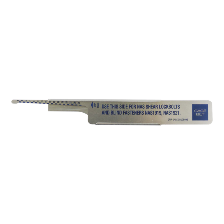 מד בדיקת סמרור Gage Bilt GB105093 במבט מוצר על רקע לבן - Gage Bilt GB105093 rivet inspection gage product view on a white background