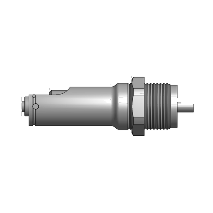 תצוגת מוצר נקייה של ראש סמרור Gage Bilt 3A-101704-16 על רקע לבן - Clean product view of Gage Bilt 3A-101704-16 nose assembly on a white background