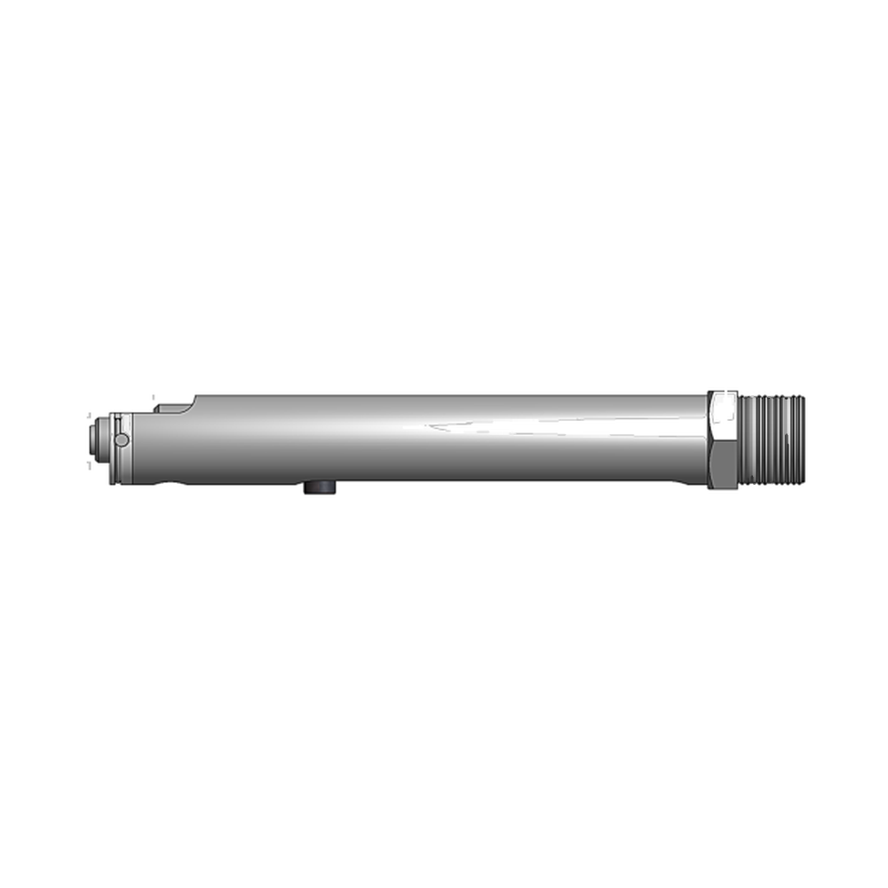 תצוגת מוצר נקייה של ראש סמרור Gage Bilt 4C-715B-43AIS על רקע לבן - Clean product view of Gage Bilt 4C-715B-43AIS nose assembly on a white background