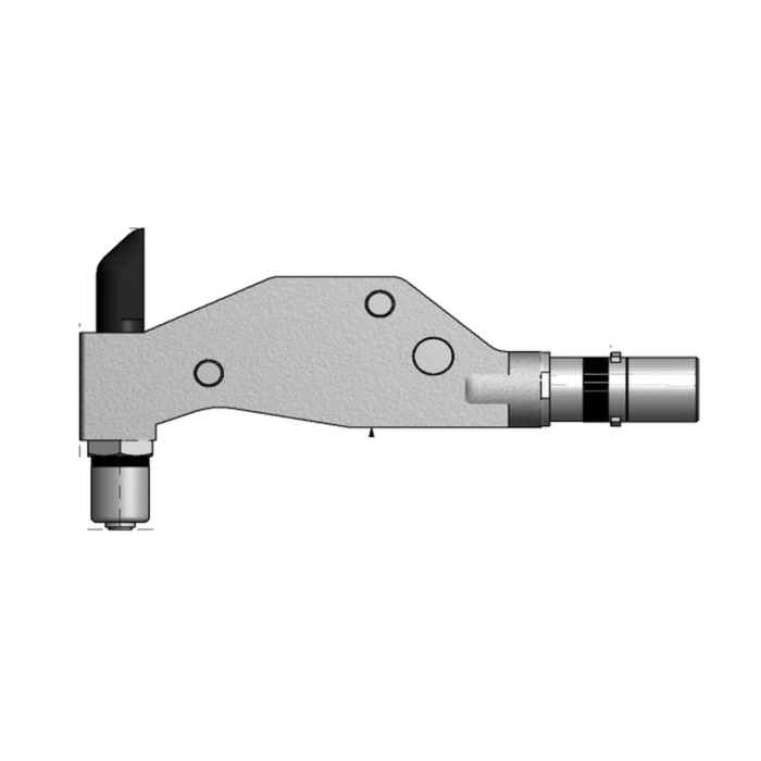 תצוגת מוצר נקייה של ראש סמרור Gage Bilt 456UBR-83-54RA על רקע לבן - Clean product view of Gage Bilt 456UBR-83-54RA nose assembly on a white background