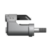 תצוגת מוצר נקייה של ראש סמרור Gage Bilt NAS06-206G-25OC על רקע לבן - Clean product view of Gage Bilt NAS06-206G-25OC nose assembly on a white background