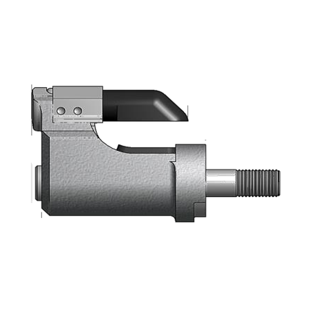 תצוגת מוצר נקייה של ראש סמרור Gage Bilt NAS06-206G-25OC על רקע לבן - Clean product view of Gage Bilt NAS06-206G-25OC nose assembly on a white background