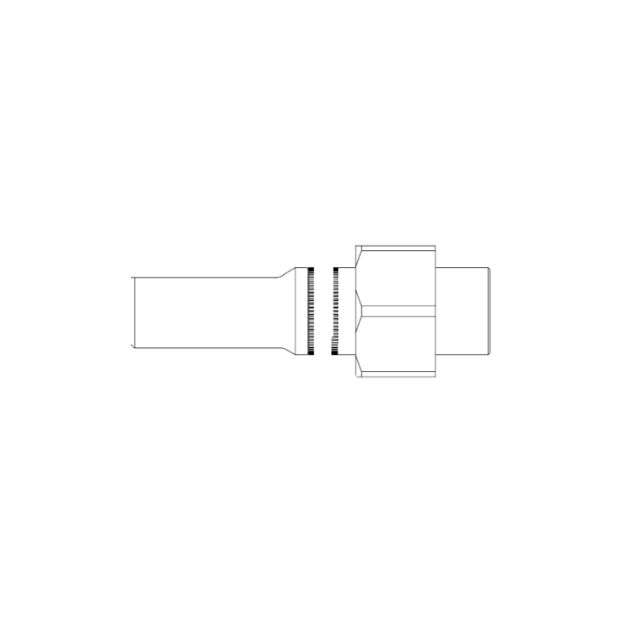 תצוגת מוצר נקייה של ראש סמרור Gage Bilt UAB-752B-20 על רקע לבן - Clean product view of Gage Bilt UAB-752B-20 nose assembly on a white background