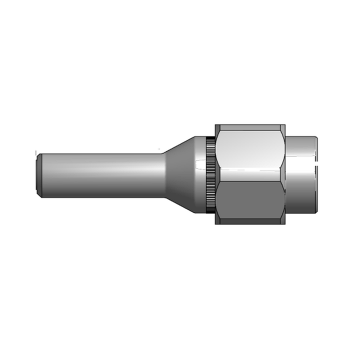תצוגת מוצר נקייה של ראש סמרור Gage Bilt UBR06-745B-23 על רקע לבן - Clean product view of Gage Bilt UBR06-745B-23 nose assembly on a white background