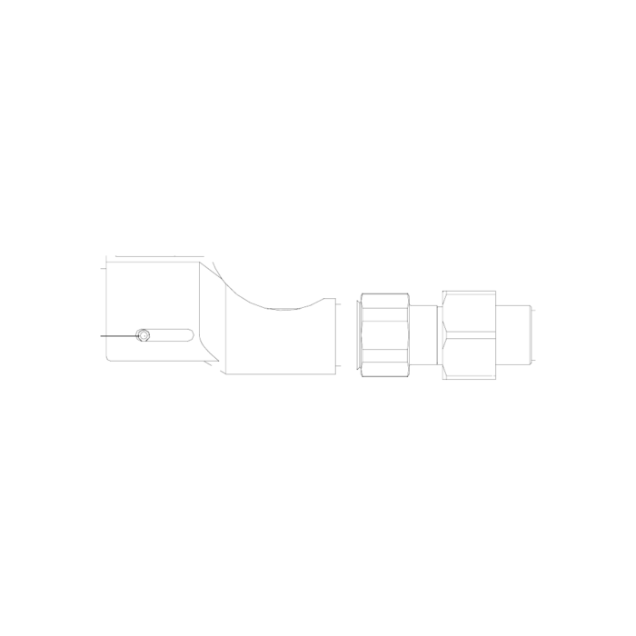 תצוגת מוצר נקייה של ראש סמרור Gage Bilt 456MAX-751A-43OS על רקע לבן - Clean product view of Gage Bilt 456MAX-751A-43OS nose assembly on a white background