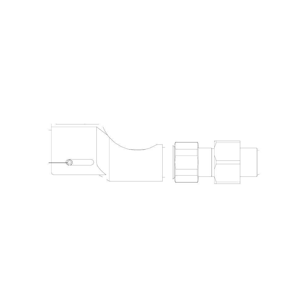 תצוגת מוצר נקייה של ראש סמרור Gage Bilt 456MAX-751A-43OS על רקע לבן - Clean product view of Gage Bilt 456MAX-751A-43OS nose assembly on a white background