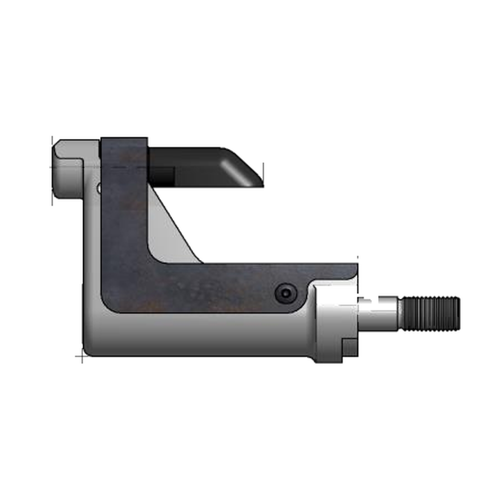 תצוגת מוצר נקייה של ראש סמרור Gage Bilt LGP08-36OSSG על רקע לבן - Clean product view of Gage Bilt LGP08-36OSSG nose assembly on a white background