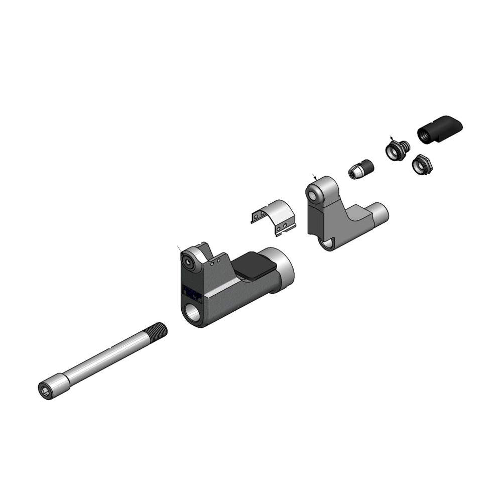 מבט מפורק מספר 2 על רכיבי ראש הסמרור Gage Bilt UBB05-206H-37OS - Exploded component view 2 of Gage Bilt UBB05-206H-37OS nose assembly