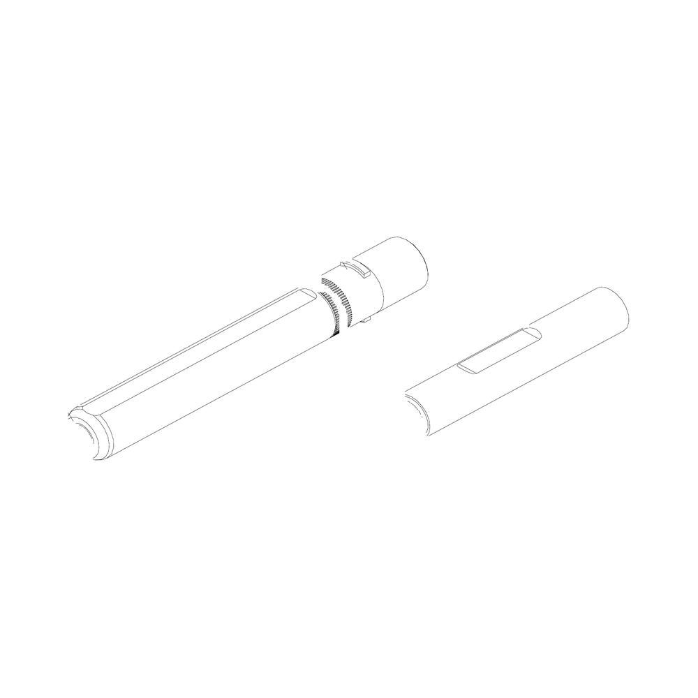 תצוגת מוצר נקייה של ראש סמרור Gage Bilt UAB8-722-45 על רקע לבן - Clean product view of Gage Bilt UAB8-722-45 nose assembly on a white background