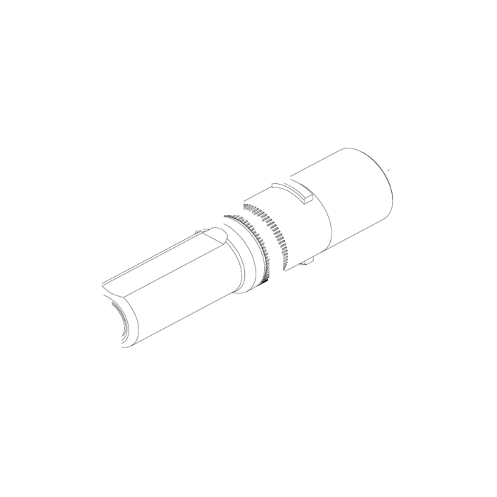 תצוגת מוצר נקייה של ראש סמרור Gage Bilt SB-752C-20 על רקע לבן - Clean product view of Gage Bilt SB-752C-20 nose assembly on a white background