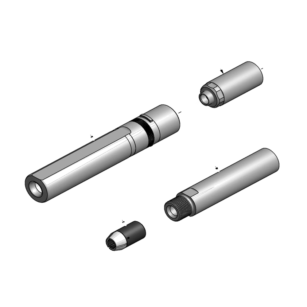 מבט מפורק מספר 2 על רכיבי ראש הסמרור Gage Bilt LGP12-756-48 - Exploded component view 2 of Gage Bilt LGP12-756-48 nose assembly