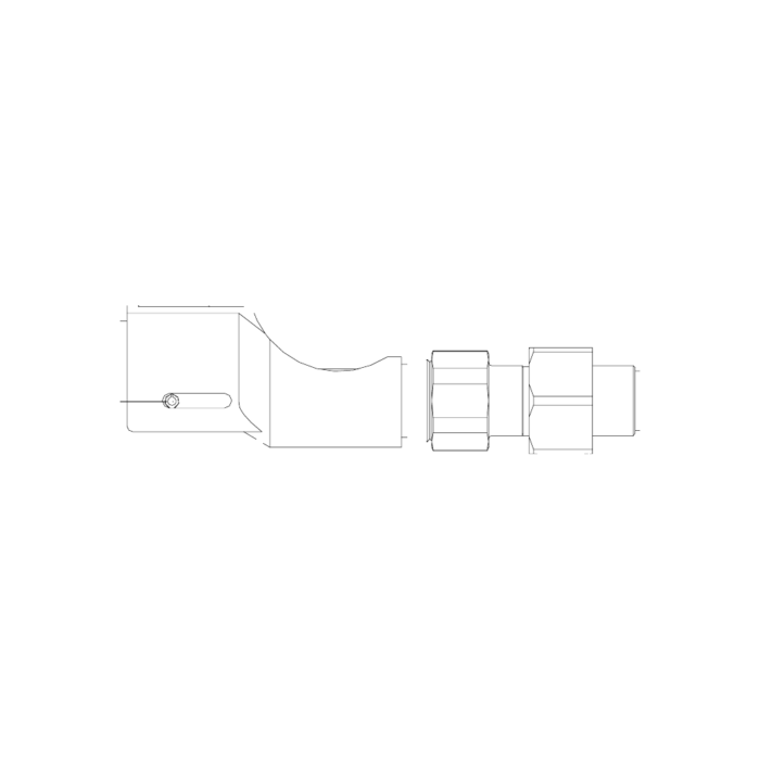 תצוגת מוצר נקייה של ראש סמרור Gage Bilt 456MAX-751-43OS על רקע לבן - Clean product view of Gage Bilt 456MAX-751-43OS nose assembly on a white background