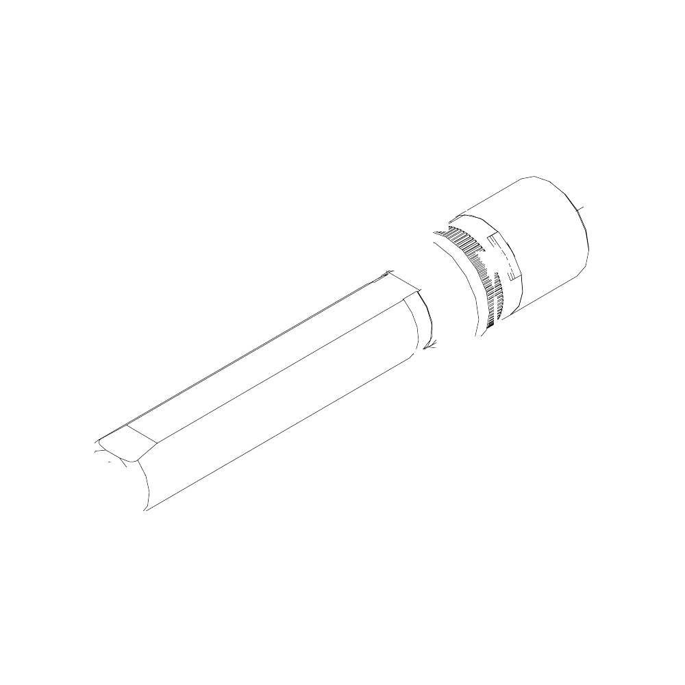 תצוגת מוצר נקייה של ראש סמרור Gage Bilt LGP745B-48CN על רקע לבן - Clean product view of Gage Bilt LGP745B-48CN nose assembly on a white background