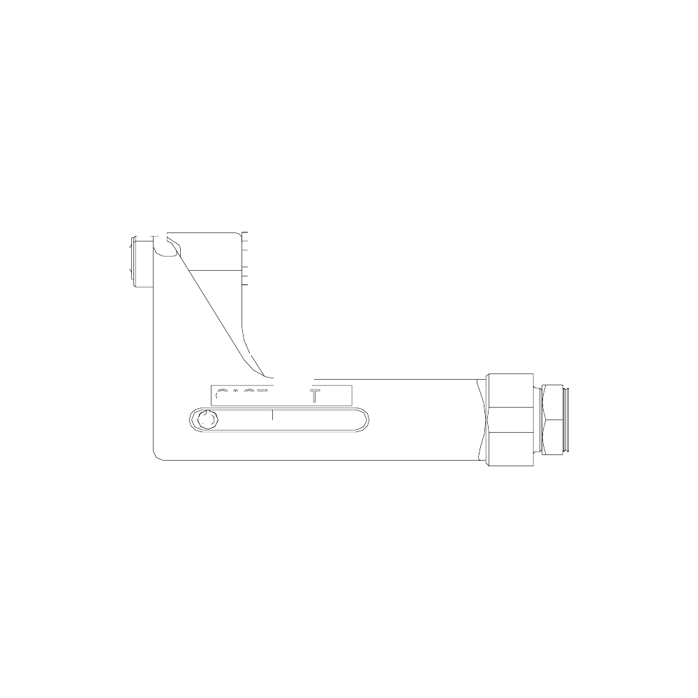 תצוגת מוצר נקייה של ראש סמרור Gage Bilt SB-715-40OS על רקע לבן - Clean product view of Gage Bilt SB-715-40OS nose assembly on a white background