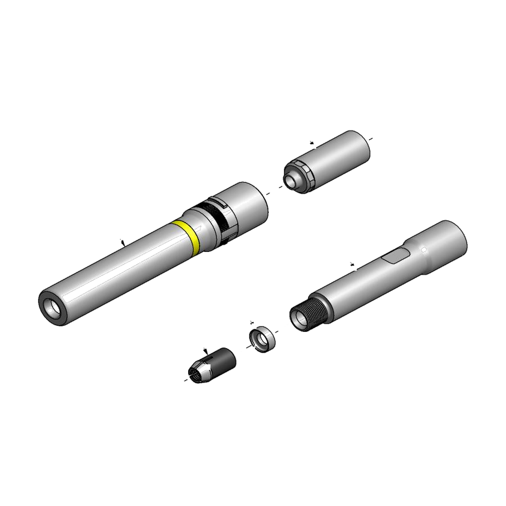 מבט מפורק מספר 2 על רכיבי ראש הסמרור Gage Bilt LGP10-2581-48 - Exploded component view 2 of Gage Bilt LGP10-2581-48 nose assembly