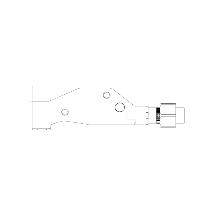 תצוגת מוצר נקייה של ראש סמרור Gage Bilt 456MAX-751A-54RA על רקע לבן - Clean product view of Gage Bilt 456MAX-751A-54RA nose assembly on a white background