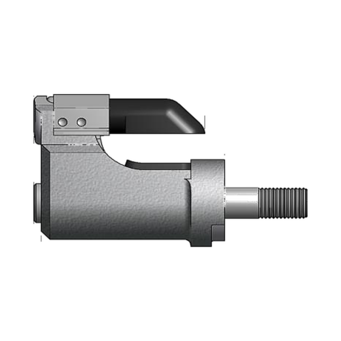 תצוגת מוצר נקייה של ראש סמרור Gage Bilt LGP08-206G-25OC על רקע לבן - Clean product view of Gage Bilt LGP08-206G-25OC nose assembly on a white background