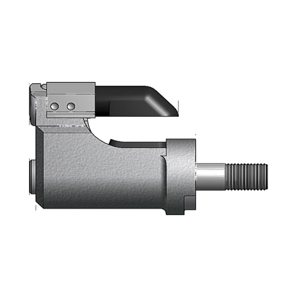 תצוגת מוצר נקייה של ראש סמרור Gage Bilt LGP08-206G-25OC על רקע לבן - Clean product view of Gage Bilt LGP08-206G-25OC nose assembly on a white background